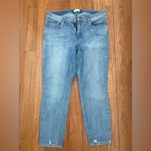 Skinny cropped jeans